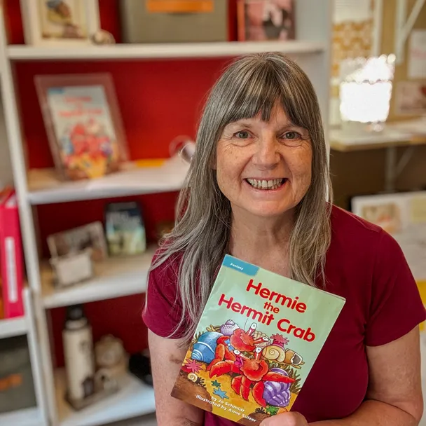 Josephine Mary Schmidt, author of Hermie the Hermit Crab, published by McGraw Hill.
